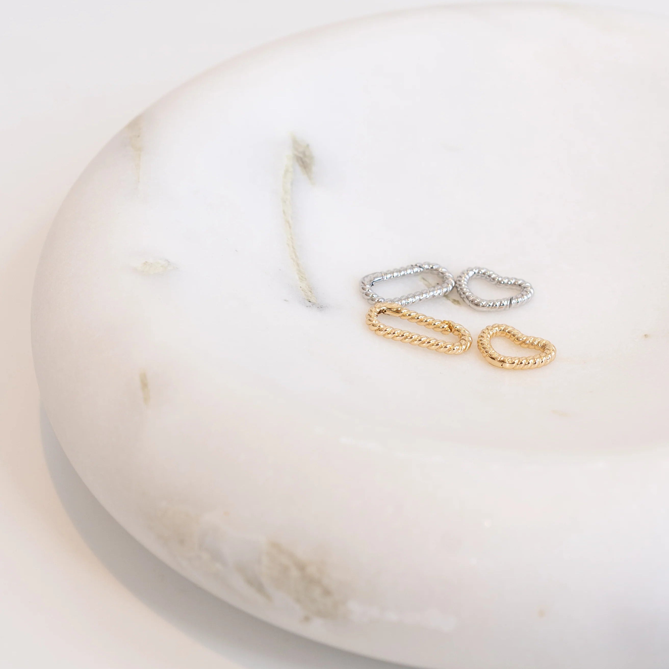 Rope Textured Clip Clasp