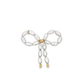 Pearl Ribbon Bowtie Pendant