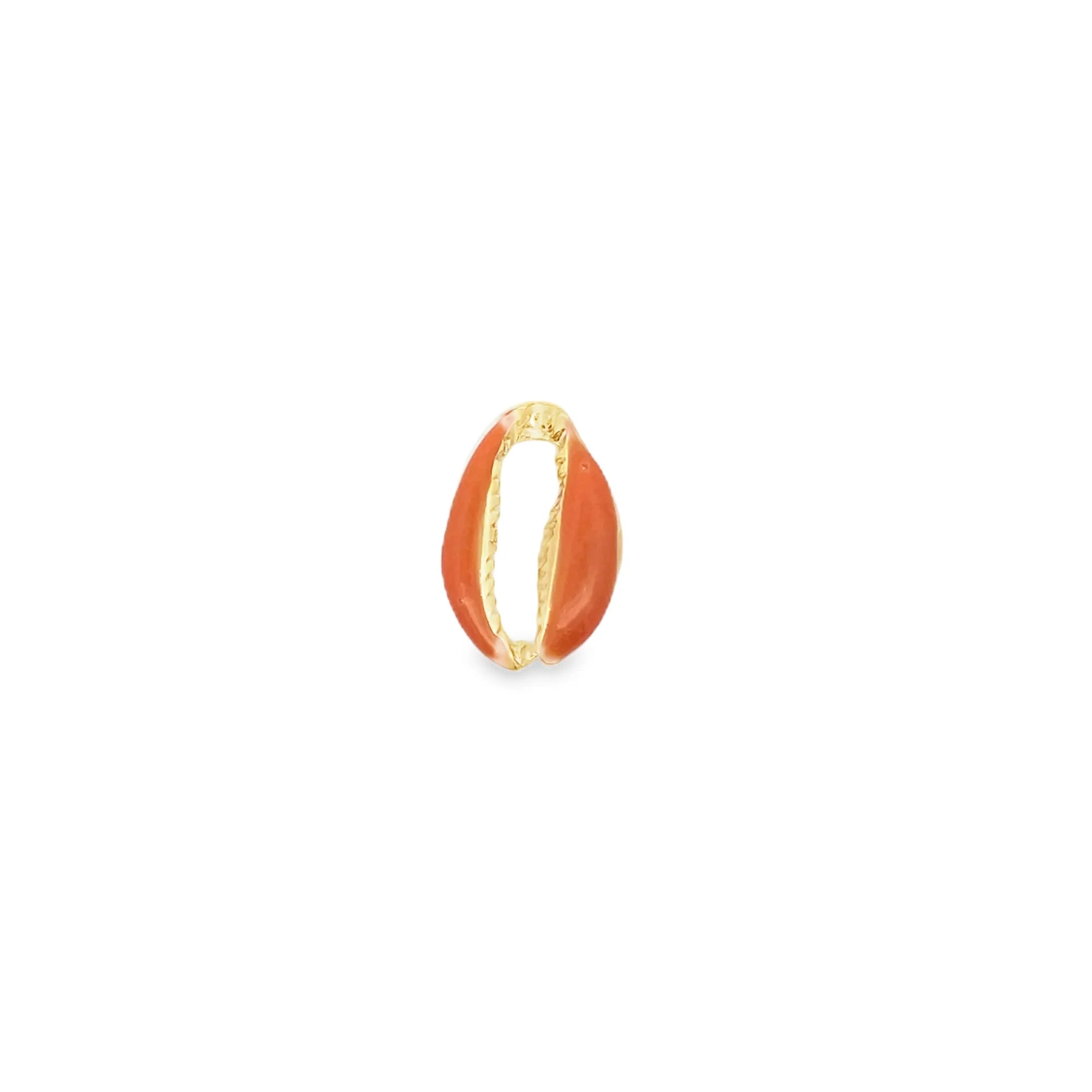 18K Gold Filled Colorful Enamel Puka Shell Pendant