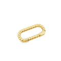 Rope Textured Clip Clasp