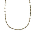 Gold Filled Military Ball Link Necklace